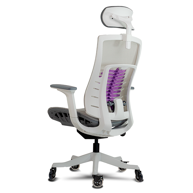 Silla Gamer Munfrost NASH, Blanco, Soporte Lumbar, Brazos 3D, Ruedas Tipo Patín, Hasta 180 kg – MFMSIN1W