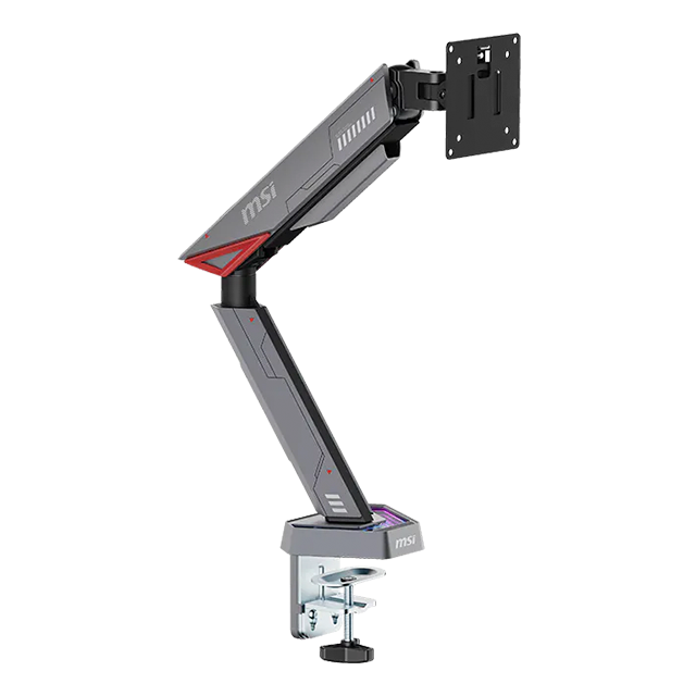 Soporte para Monitor MSI MPG MT161R, individual, RGB, VESA 75×75/100×100, 17"–45", brazo con resorte – MPG MT161R
