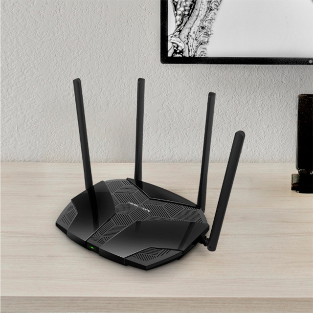 Router Mercusys MR70X, Wi-Fi 6 AX1800, Doble Banda, 4 Antenas, Puertos Gigabit - MR70X
