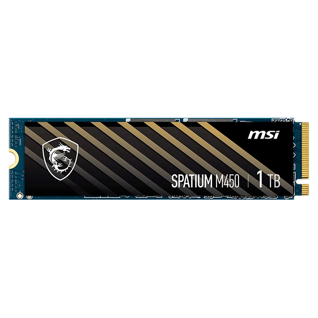 Unidad de Estado Solido SSD MSI Spatium M450, 500GB, NVMe M.2 2280, PCIe 4.0, 3600 MB/s lectura, 2300 MB/s escritura – SPATIUM M450 500GB 