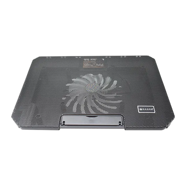 Base Enfriadora Naceb NA-637 para Laptop de hasta 17", 1 Ventilador 140 mm, 84.7 CFM, 2× USB, Altura Ajustable – NA-637