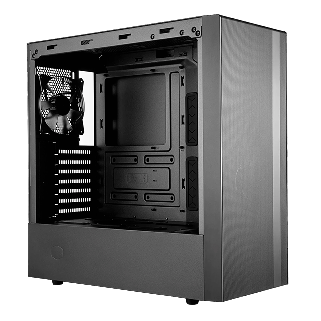 Gabinete Cooler Master MasterBox NR600, ATX, panel frontal mesh, 2 ventiladores incluidos, soporte AIO 360 mm – NR600