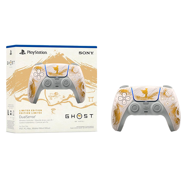 Control Inalámbrico DualSense Edición Limitada “Oro de Ghost of Yōtei” | PlayStation 5 | PS5