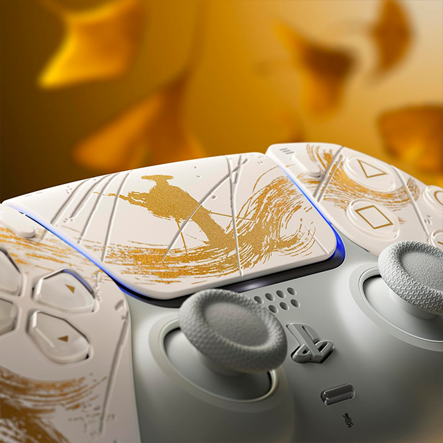 Control Inalámbrico DualSense Edición Limitada “Oro de Ghost of Yōtei” | PlayStation 5 | PS5