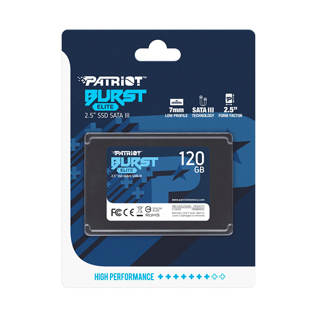 Unidad de Estado Solido SSD Patriot Burst Elite 120 GB, SATA III 2.5″ – PBE120GS25SSDR