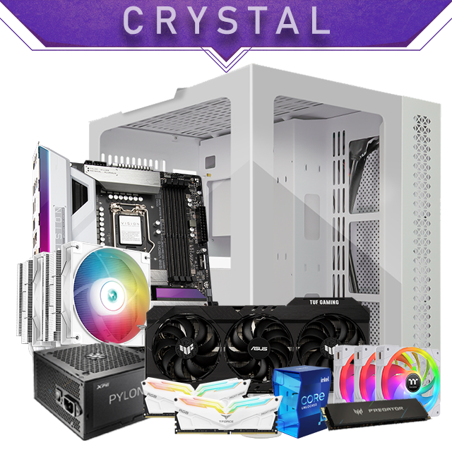 PC Gamer Crystal | Intel Core i9 11900KF | 16GB 3200Mhz | RTX 3070 Ti| 2TB SSD NVME