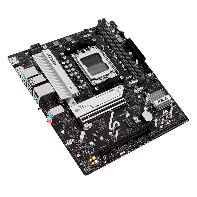 Tarjeta Madre ASUS PRIME B850M-K, AM5, DDR5 hasta 128 GB, PCIe 5.0, 2× M.2, 2.5 GbE, Micro-ATX – PRIME B850M-K
