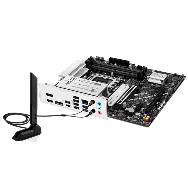 Tarjeta Madre ASUS PRIME B860M-A WIFI-CSM, Micro-ATX, Intel 15th Gen Core Ultra, Socket LGA 1851, DDR5 8666MHz OC, PCIe 5.0, 2x M.2, Wi-Fi 6E, 2.5Gb Ethernet – B860M-A WIFI-CSM