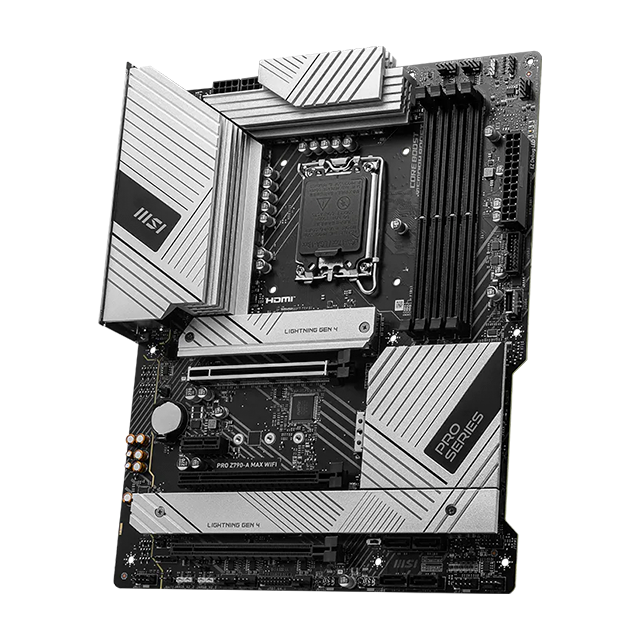 Tarjeta Madre MSI PRO Z790-A MAX WIFI, LGA1700, DDR5, PCIe 5.0, 4× M.2, ATX, WiFi – PRO Z790-A MAX WIFI