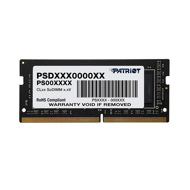 Memoria RAM Patriot Signature SO-DIMM, 16 GB, DDR4, 3200 MHz CL22 – PSD416G32002S