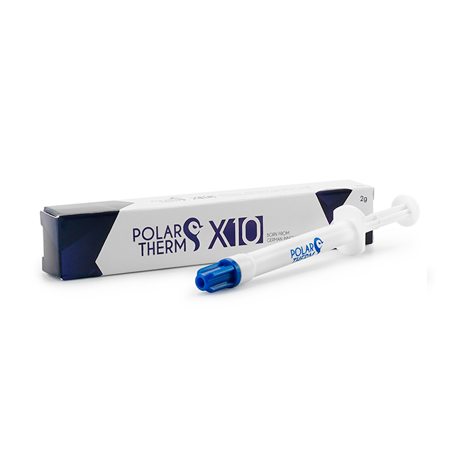 Pasta Térmica Polartherm X-10 by Thermal Grizzly, 2 g, no conductiva, alta viscosidad, CPU/GPU – PT-X10-002