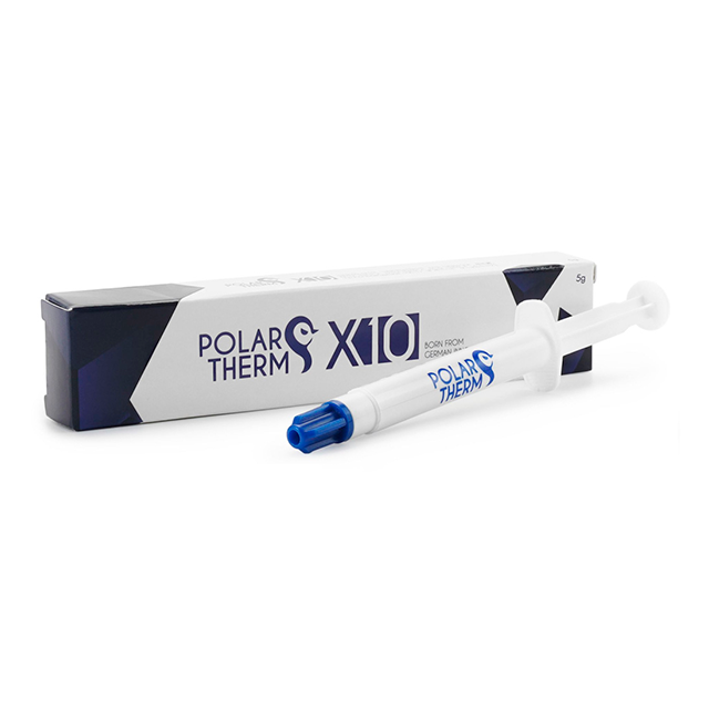 Pasta Térmica Polartherm X-10 by Thermal Grizzly, 5 g, no conductiva, alta viscosidad, CPU/GPU – PT-X10-005