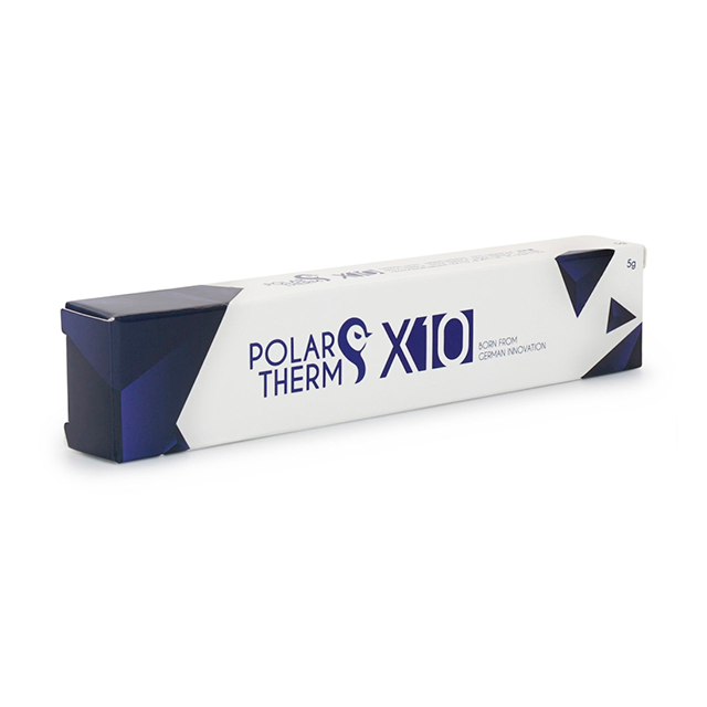 Pasta Térmica Polartherm X-10 by Thermal Grizzly, 5 g, no conductiva, alta viscosidad, CPU/GPU – PT-X10-005