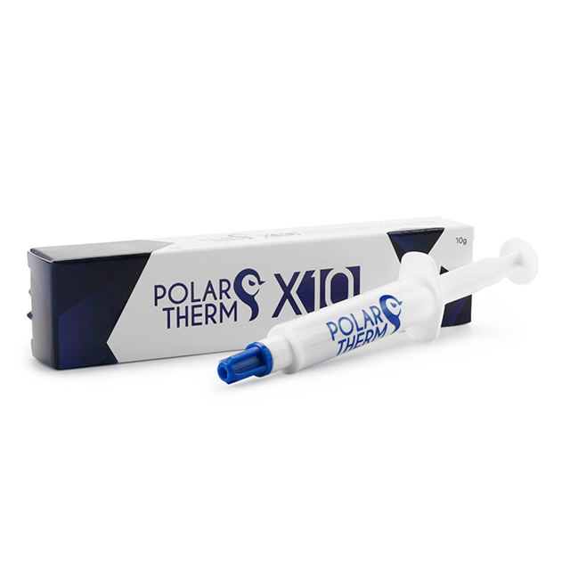 Pasta Térmica Polartherm X-10 by Thermal Grizzly, 10 g, no conductiva, alta viscosidad, CPU/GPU – PT-X10-010
