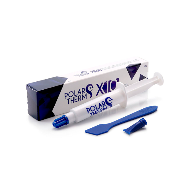 Pasta Térmica Polartherm X-10 by Thermal Grizzly, 10 g, no conductiva, alta viscosidad, CPU/GPU – PT-X10-010