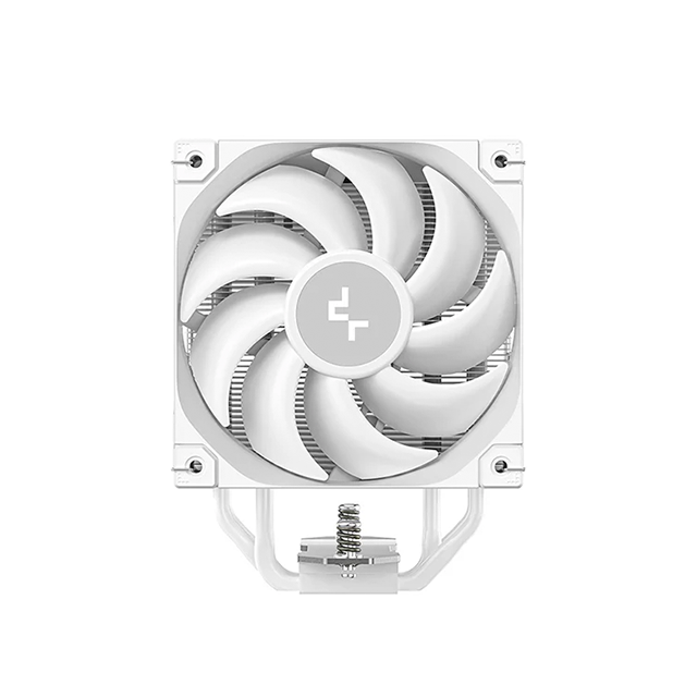 Disipador para CPU DeepCool AK400 White, Torre de 120 mm, Ventilador PWM Silencioso, Iluminación ARGB, Diseño Blanco Compacto - R-AK400-WHAPMN-G
