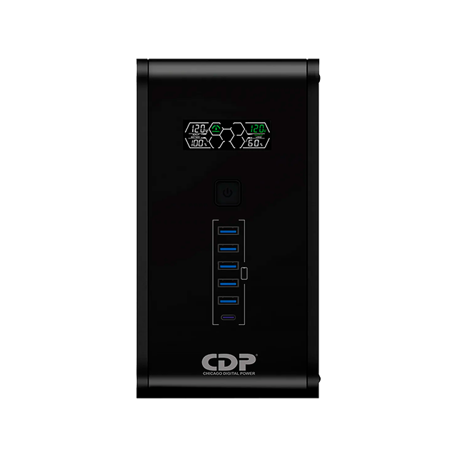 No-Break CDP R-SMART751, 750VA / 375W, Interactivo AVR, 10 Salidas – R-SMART751