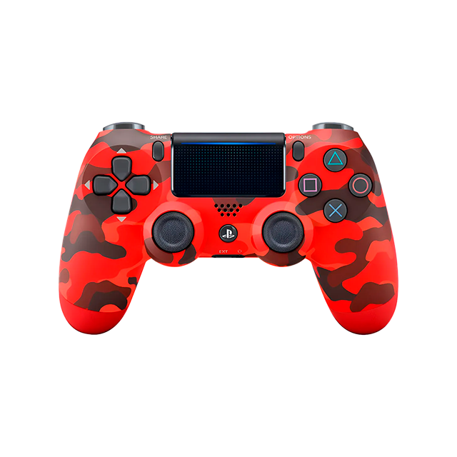 Control Inalámbrico Sony DualShock 4 Camuflaje Rojo, PS4 – Red Camo