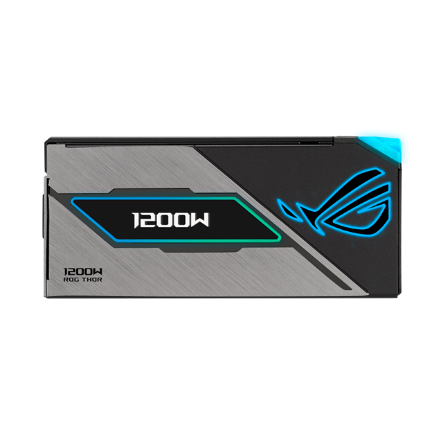 Fuente de Poder ASUS ROG Thor 1200W Platinum III, 1200W, 80 Plus Platinum, ATX 3.1, PCIe 5.1, modular – ROG-THOR-1200P3-GAMING