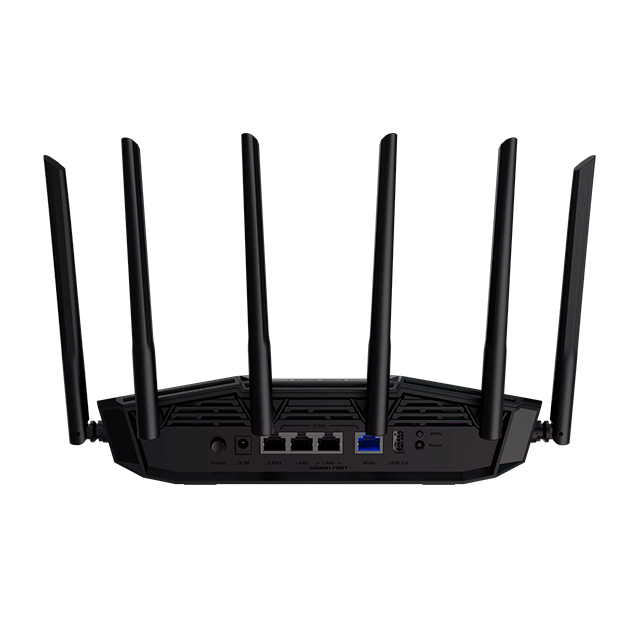 Router ASUS TUF Gaming BE6500 WiFi 7, Doble Banda, 2.5GbE, AiMesh, AiProtection Pro – TUF-BE6500