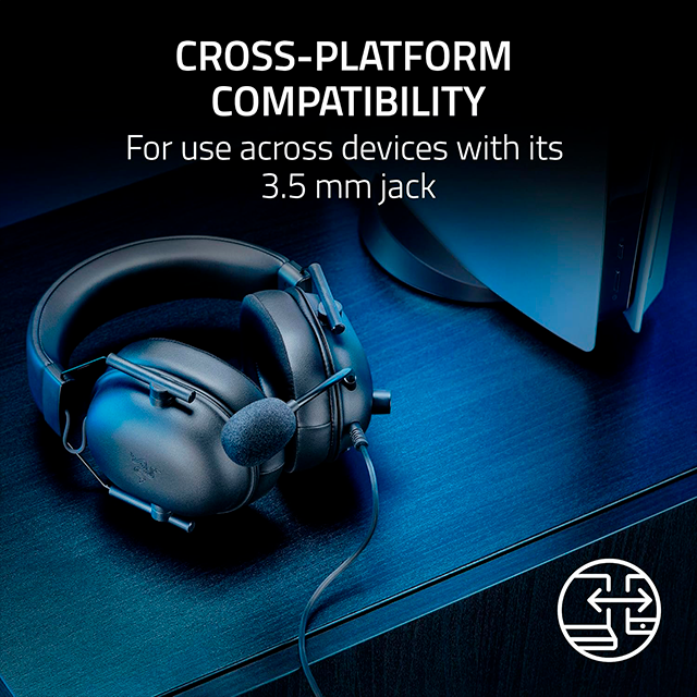 Diadema Gamer Razer BlackShark V2 X para PlayStation, alámbricos, 7.1 virtual, micrófono, 3.5 mm – RZ04-03241000-R3UA