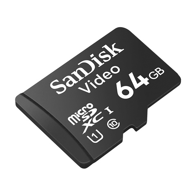 Memoria MicroSD SanDisk High Endurance, 64GB, UHS-I U1, Clase 10, hasta 100 MB/s, para videovigilancia 24/7 – SDSDQAS4-064G-BP