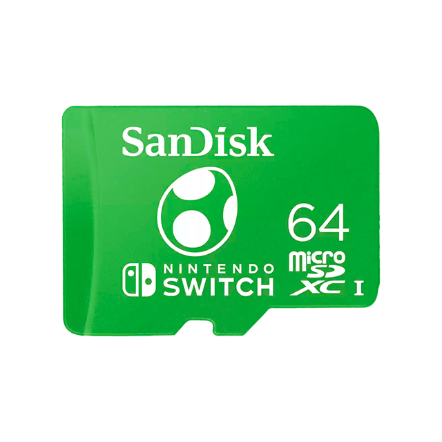 Memoria MicroSDXC SanDisk 64GB UHS-I, Para Nintendo Switch - SDSQXAO-064G-GN6ZN
