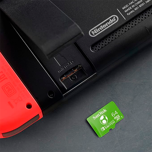 Memoria MicroSDXC SanDisk 64GB UHS-I, Para Nintendo Switch - SDSQXAO-064G-GN6ZN