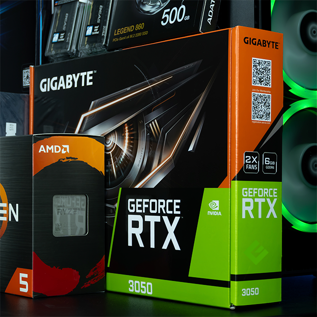 PC Gamer NovaCore | Ryzen 5 5500 | 16 GB 3200 MHz | SSD M.2 500 GB | RTX 3050 6GB | 4 Ventiladores