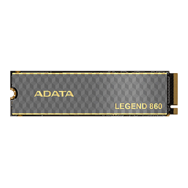 Unidad de Estado Sólido SSD Adata Legend 860, 1TB, M.2 2280, PCIe 4.0, 6000/5000 MB/s, con Disipador - SLEG-860-1000GCS
