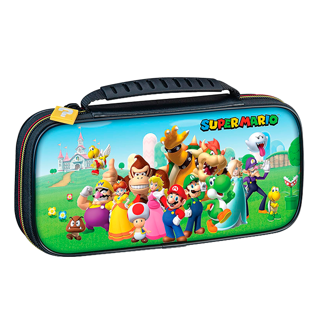 Estuche de viaje Game Traveler Super Mario para Nintendo Switch, rígido, almacenamiento para juegos