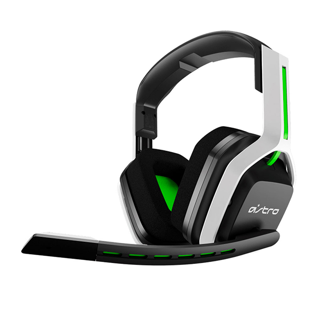 Diadema Astro A20 Wireless Gen 2 Headset, Blanco-Verde, Inalámbrico, USB, Xbox One, Series X|S, PC, MAC - 939-001883