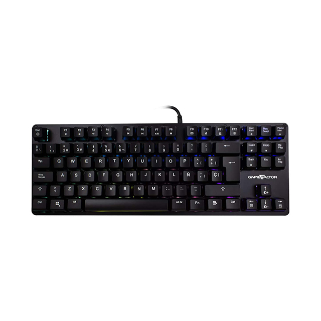 Teclado Mecanico GameFactor KBG500, TKL, Switch Red, RGB - KBG500-RD