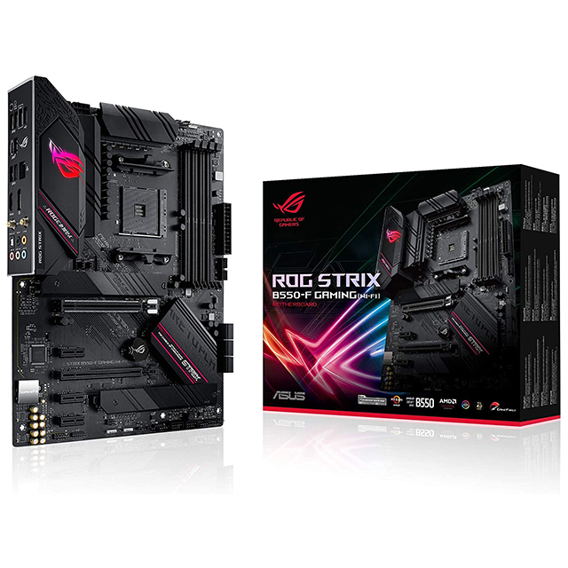 Tarjeta Madre Asus ROG Strix B550-F Gaming (WI-FI), ATX, AM4, DDR4 4600Mhz OC, M.2, Wi-Fi 6, Bluetooth 5.1, Aura Sync