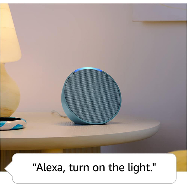 Amazon Echo Pop Lavender Bloom, Bocina Inteligente, Compacto con Sonido Definido y Alexa, Violeta, 1a Gen - AMZ-B09ZXJDSL5-L