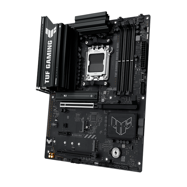 Tarjeta Madre ASUS TUF GAMING B650E-E WiFi, AM5, DDR5, PCIe 5.0, 4× M.2, ATX