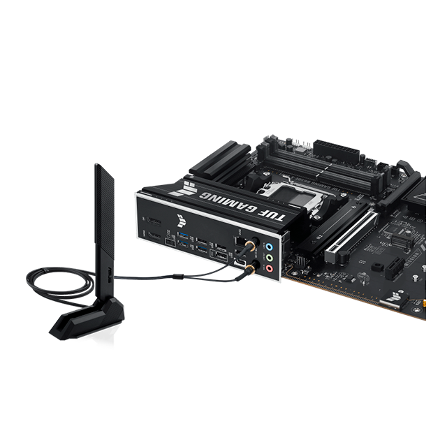 Tarjeta Madre ASUS TUF GAMING B650E-E WiFi, AM5, DDR5, PCIe 5.0, 4× M.2, ATX