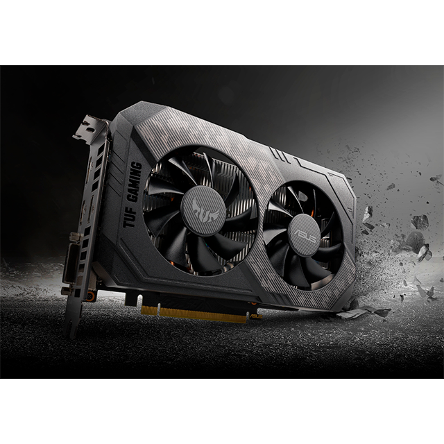 Tarjeta de Video ASUS TUF GTX 1660 Ti EVO Gaming, 6 GB GDDR6, PCIe 3.0 x16, HDMI, DisplayPort, DVI – TUF-GTX1660TI-6G-EVO-GAMING