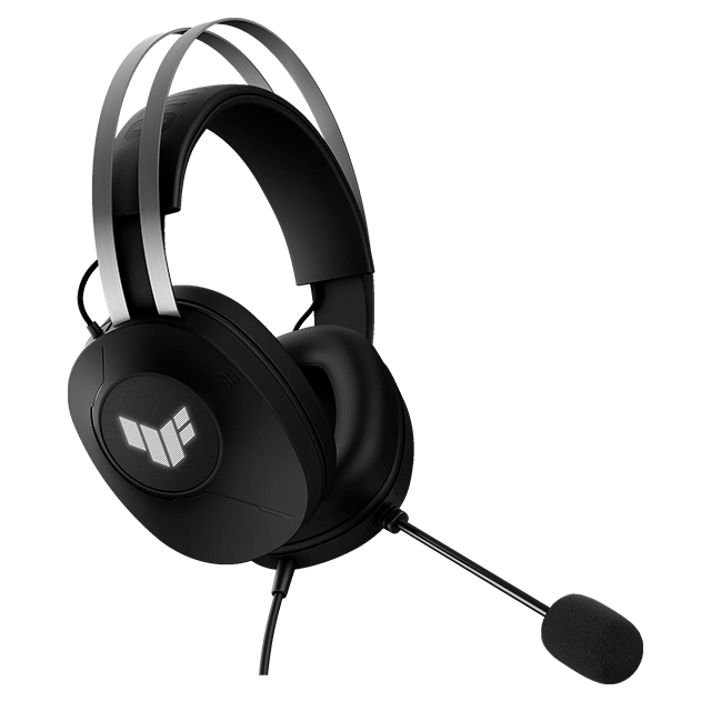 Diadema Gamer ASUS TUF Gaming H1 Gen II, USB Tipo-A, sonido envolvente 7.1, micrófono, negro – TUF H1 Gen II