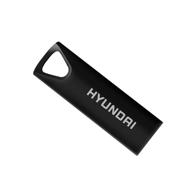 Memoria USB Hyundai, 16GB, USB 2.0, Negro – U2BK/16GAB
