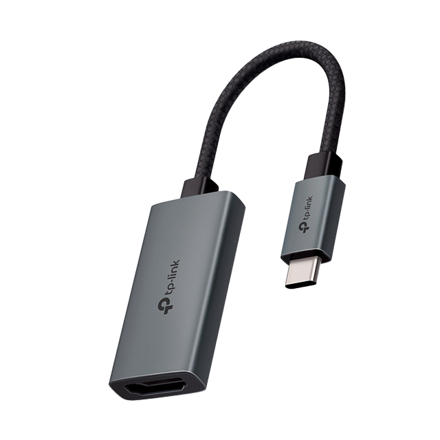 Adaptador TP-Link USB Tipo C a HDMI, 4K 60 Hz, DisplayPort Alt Mode, Plug and Play, Cable Trenzado – UA520C