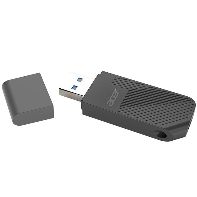 Memoria USB Acer UP300, 32GB, USB A 3.2, Lectura 120MB/s, Escritura 100MB/s, Negro - BL.9BWWA.525