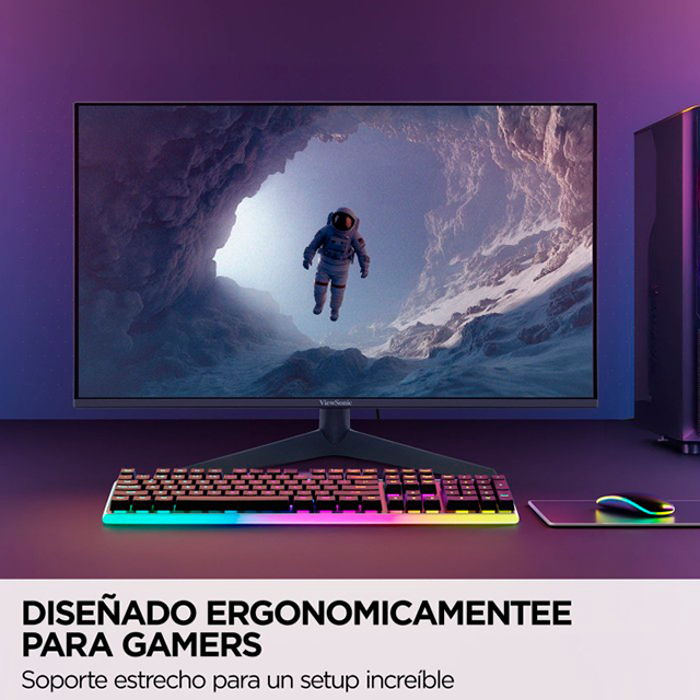 Monitor Gaming ViewSonic VX2729, 27", Full HD 1920×1080, 200 Hz, IPS, 1 ms, FreeSync, bocinas integradas – VX2729