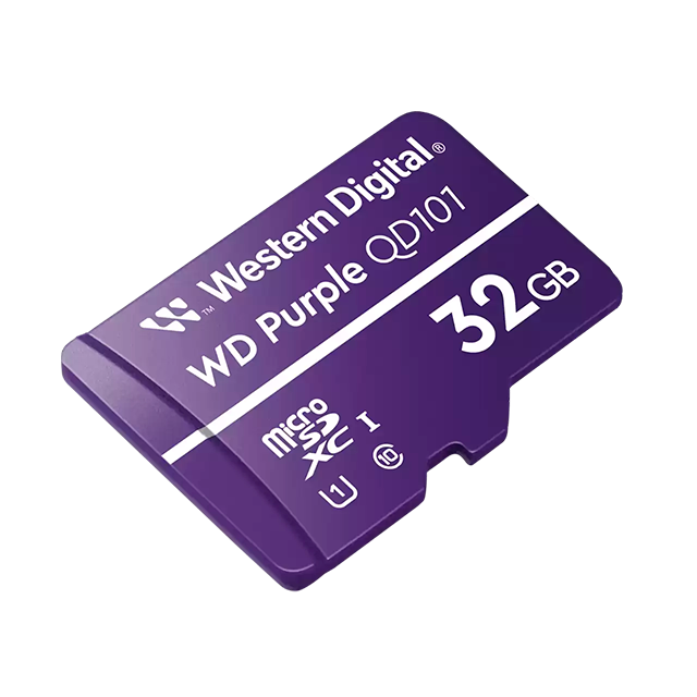 Tarjeta microSD WD Purple SC Ultra Endurance, 32GB, Para Videovigilancia – WDD032G1P0C