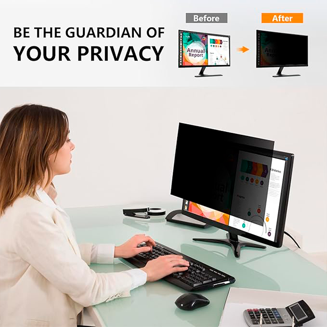 Filtro de Privacidad RedANGEL para Monitor 27", 16:9, paquete de 2, antirreflejo, luz azul – X004QQ72EH