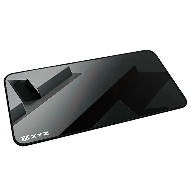 Mouse Pad Gamer XYZ PulsePad XXL, 1200 × 600 × 4 mm, Superficie de Nanofibra, Base de Caucho Antideslizante, Resistente al Agua, Negro – X-MP-PULSEPAD-BLACK-XXL