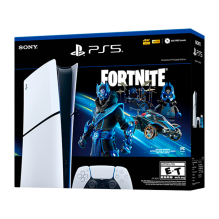 Consola PlayStation 5 Slim Digital Edition, 1TB SSD, Fortnite Cobalt Star Bundle, 4K 120Hz, HDR – 1000045142