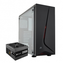 Gabinete Corsair Spec-05 Negro con fuente Corsair CV550, Panel de acrilico, ATX - CC-9020126-NA