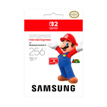 Tarjeta de Memoria microSD Express Samsung para Nintendo, 256 GB, PCIe NVMe, Alta Velocidad – MB-ME256SA