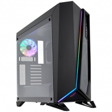 Gabinete Corsair Carbide Spec Omega RGB, Negro, ATX, Panel de vidrio templado, CC-9011140-WW